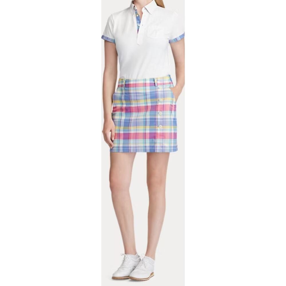 Women's Polo Ralph Lauren Madras Golf Skirt Pink- PLAID Size 12 NEW $148 - Picture 11 of 11